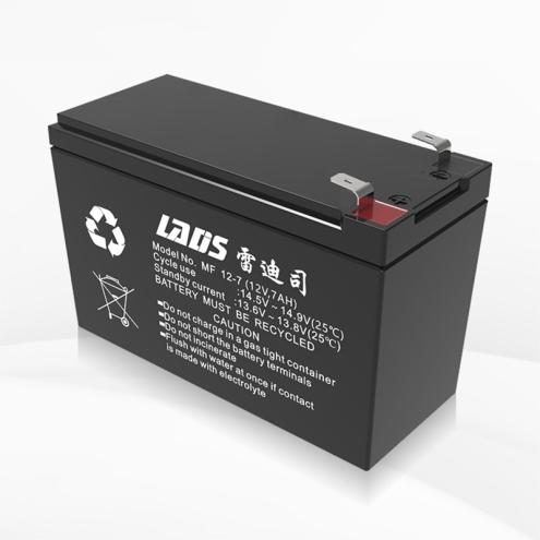 雷迪司MF12-7 12V 7AH阀控密封式铅酸免维护蓄电池 - 雷迪司